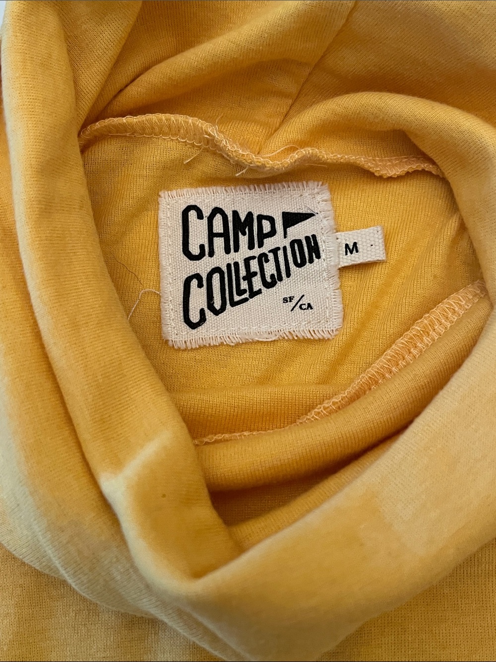 Camp Collection Striped Turtleneck, size M, retro 70s brown orange yellow - Picture 4 of 8